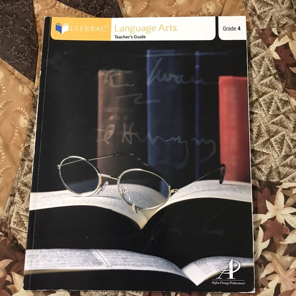 Lifepac 4th Grade Language Arts Teacher's guide